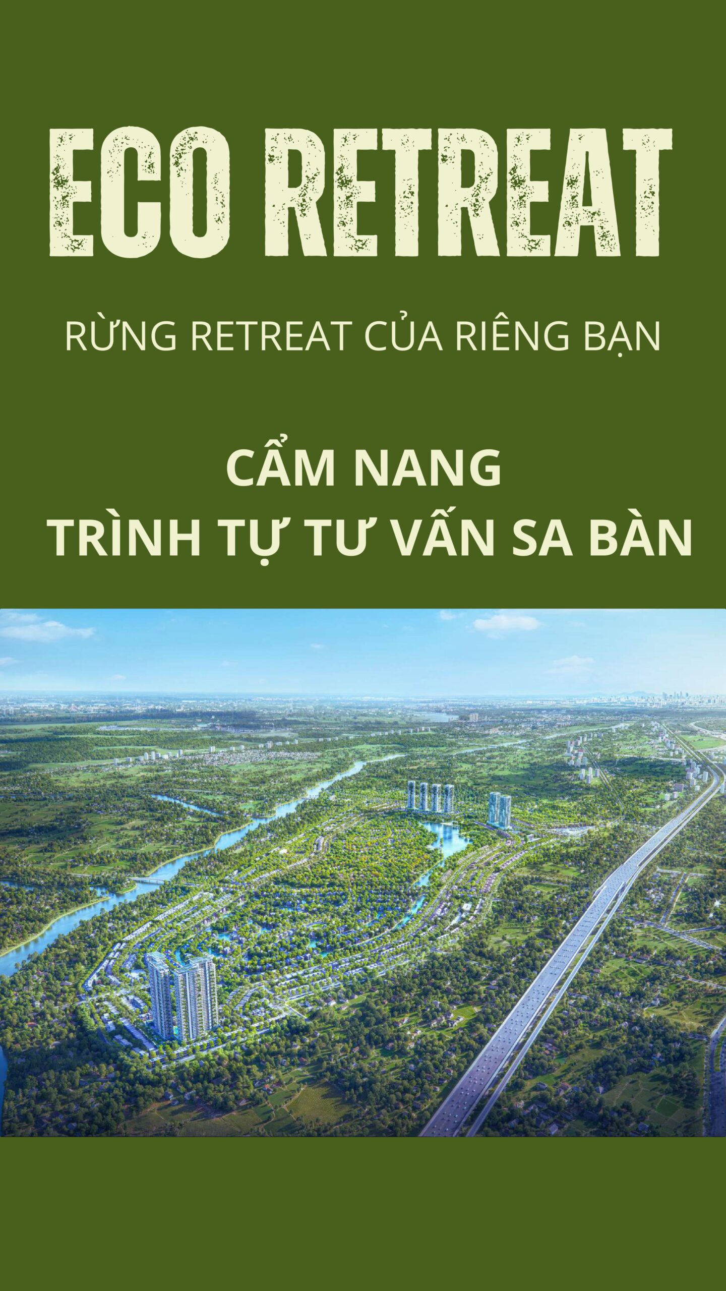 trình tự tư vấn sa bàn eco retreat long an dành cho Sales