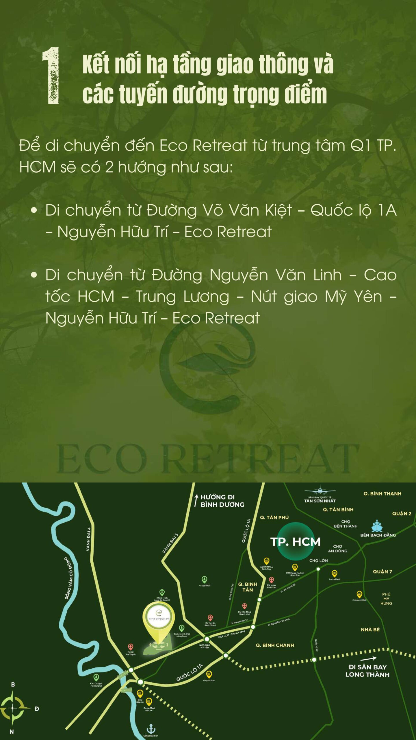 trình tự tư vấn sa bàn eco retreat long an dành cho Sales