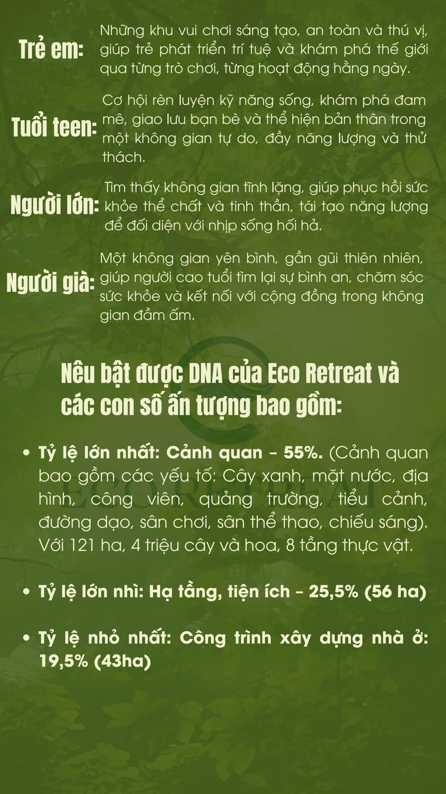trình tự tư vấn sa bàn eco retreat long an dành cho Sales
