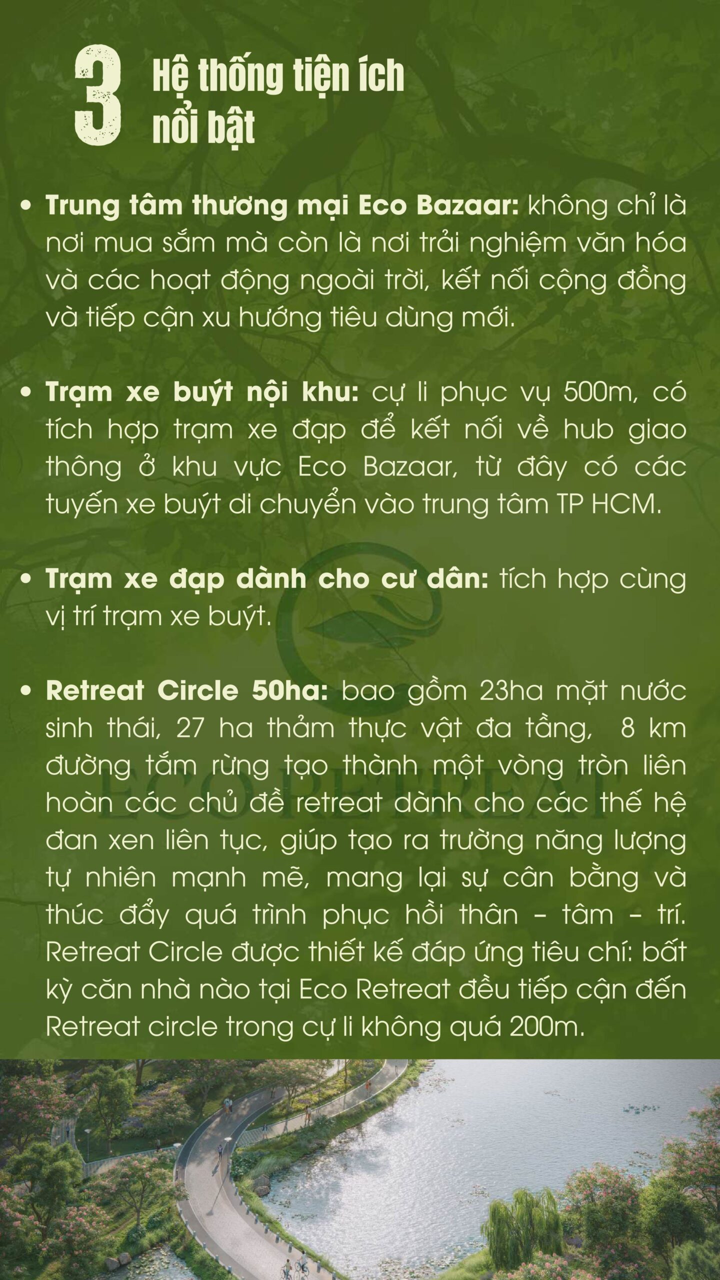 trình tự tư vấn sa bàn eco retreat long an dành cho Sales