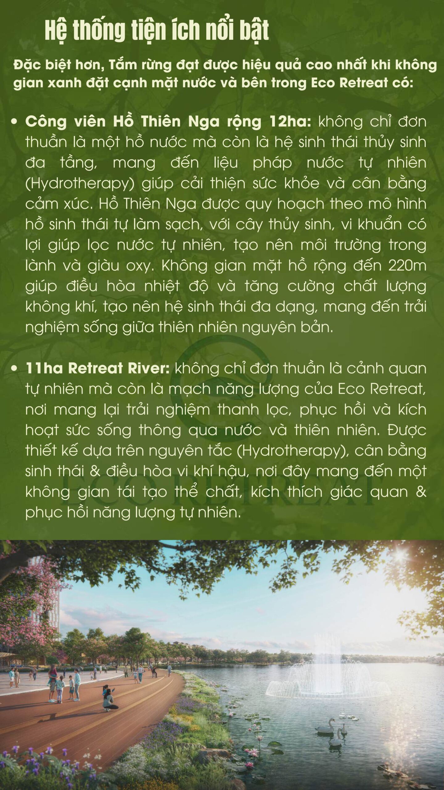 trình tự tư vấn sa bàn eco retreat long an dành cho Sales